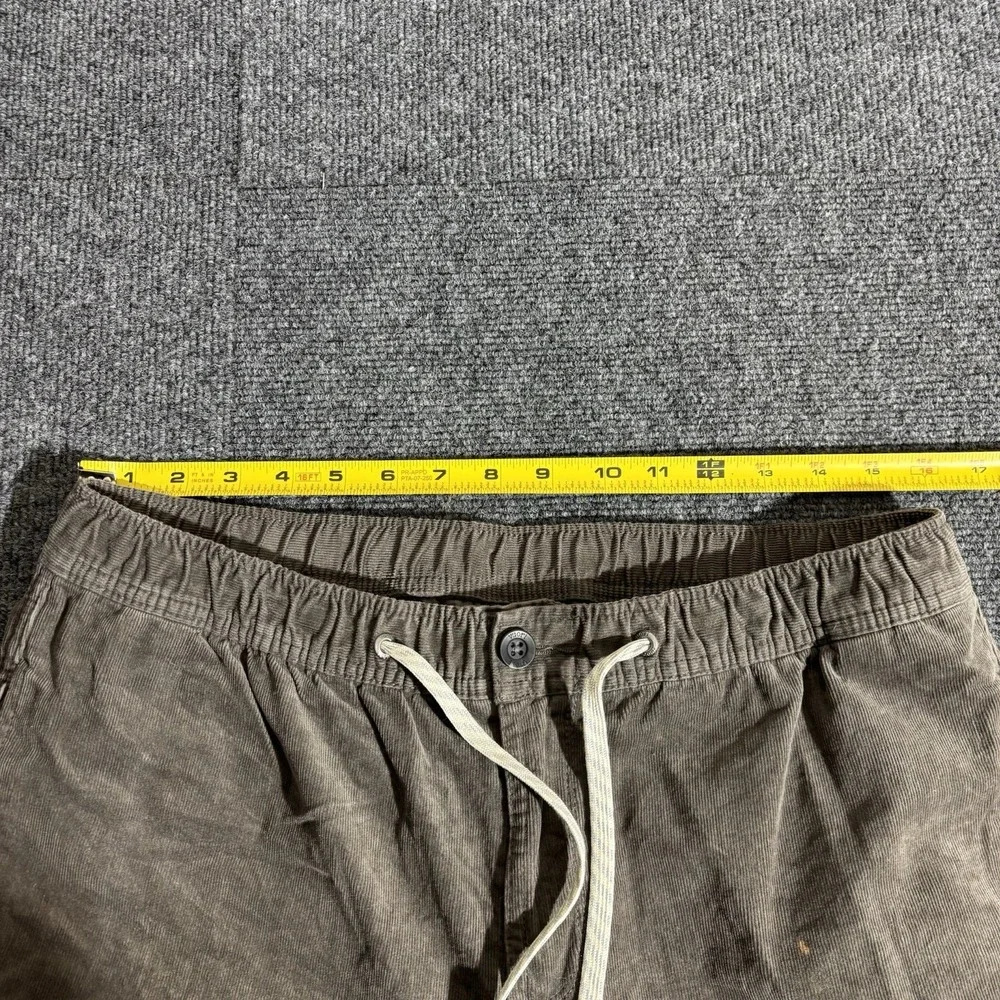 Vuori Optimist Pants Corduroy Joggers Large Charcoal Grey V440 Elastic